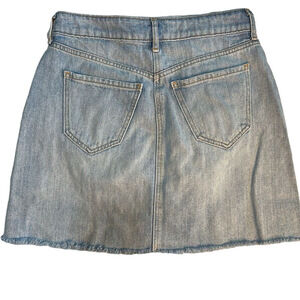 Old Navy Denim Skirt Button Fly Waist: 26 inches
